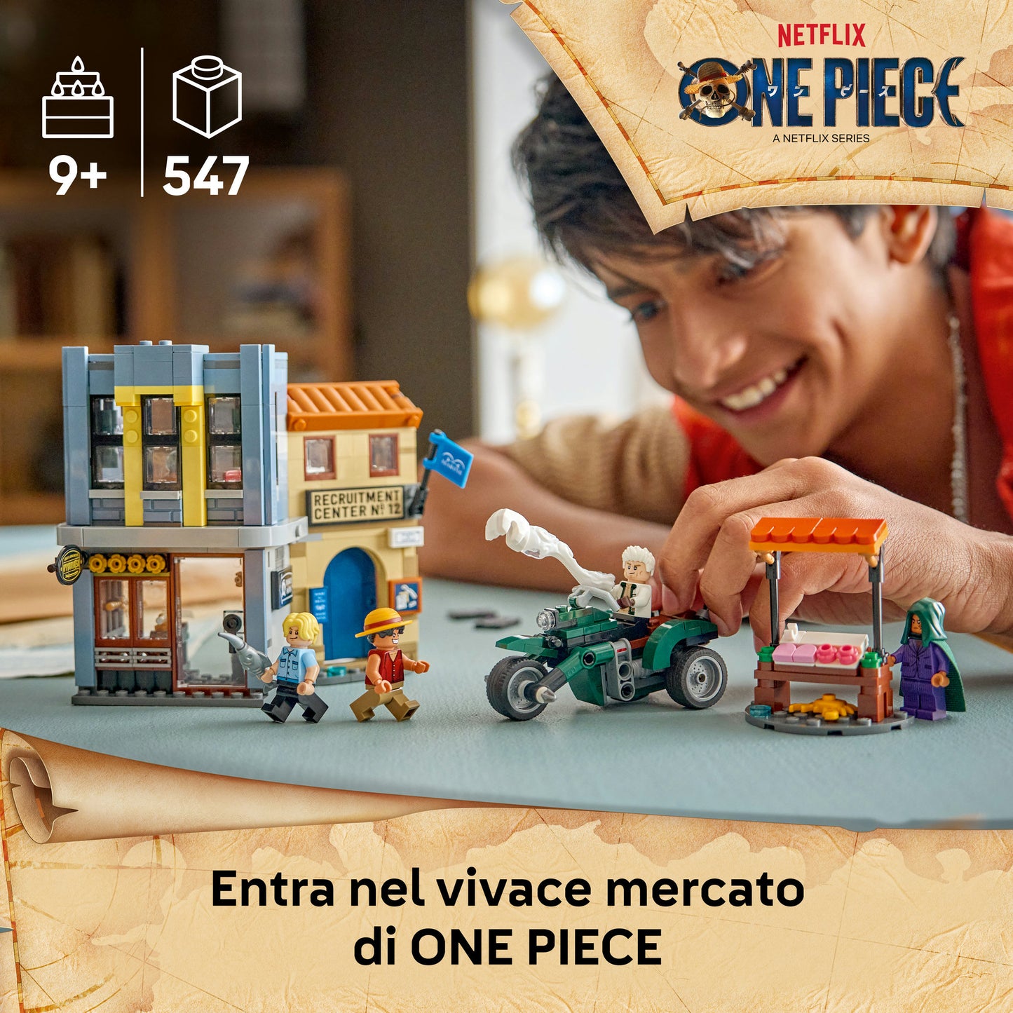 LEGO ONE PIECE 75642 Resa dei Conti con Capitano Smoker, Gioco Interattivo con 4 Minifigure, Regalo per Bambini e Bambine 9+