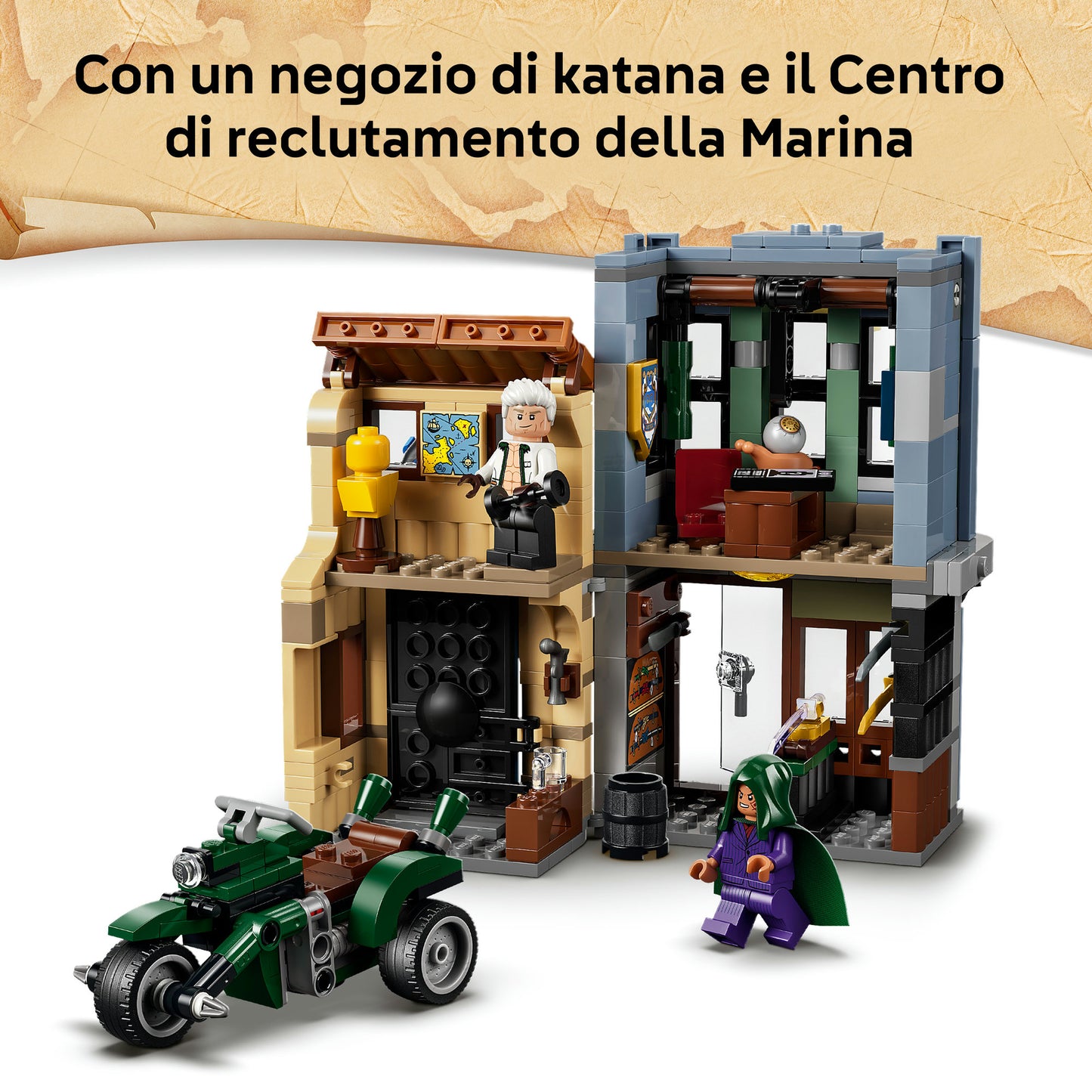 LEGO ONE PIECE 75642 Resa dei Conti con Capitano Smoker, Gioco Interattivo con 4 Minifigure, Regalo per Bambini e Bambine 9+