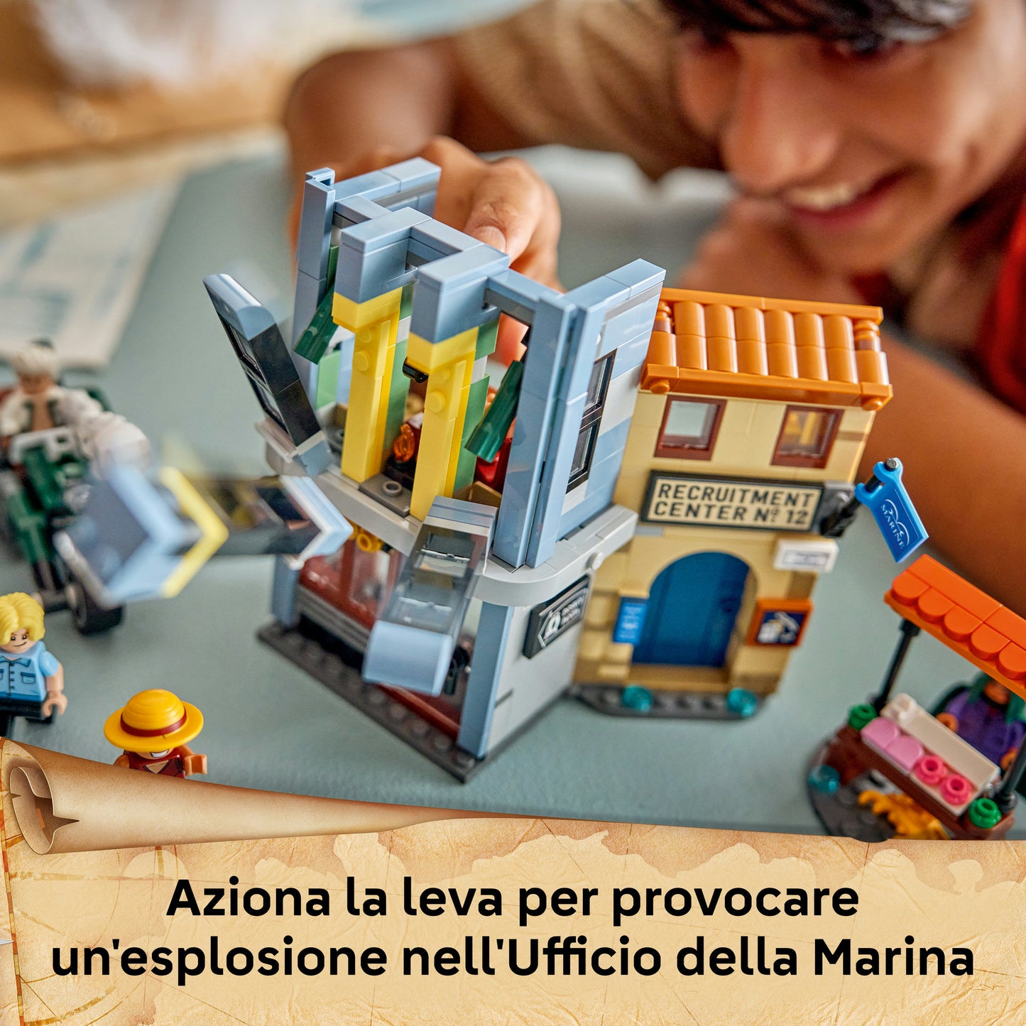 LEGO ONE PIECE 75642 Resa dei Conti con Capitano Smoker, Gioco Interattivo con 4 Minifigure, Regalo per Bambini e Bambine 9+