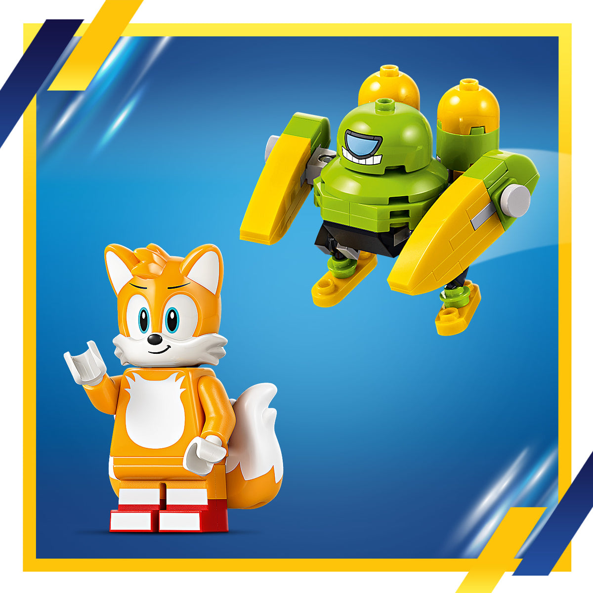 LEGO Sonic the Hedgehog 77119 Tornado-1 di Tails, Aereo Giocattolo con 2 Personaggi e Smeraldo del Caos, Regalo per Gamer 8+