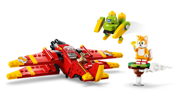 LEGO Sonic the Hedgehog 77119 Tornado-1 di Tails, Aereo Giocattolo con 2 Personaggi e Smeraldo del Caos, Regalo per Gamer 8+