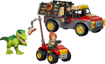 LEGO Jurassic World 77978 Camion da Trasporto per il Giovane T. Rex, Giocattolo con Dinosauro, ATV e 2 Minifigure, Regalo 4+