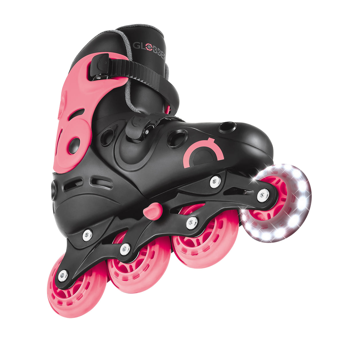 Pattini Globber Go Skates Lights 34-37 Coral Pink