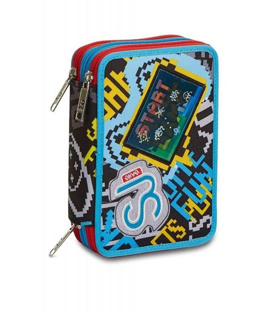 ASTUCCIO 3 ZIP SJ GANG CYBER BOY
