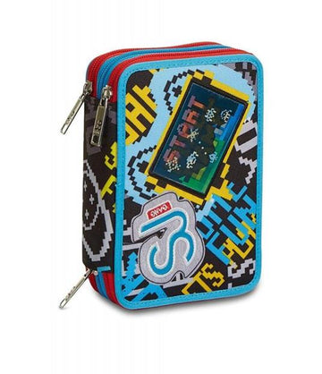 ASTUCCIO 3 ZIP SJ GANG CYBER BOY