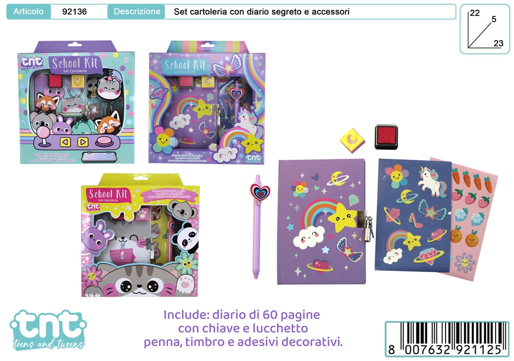 TNT SCHOOL KIT - SET CARTOLERIA