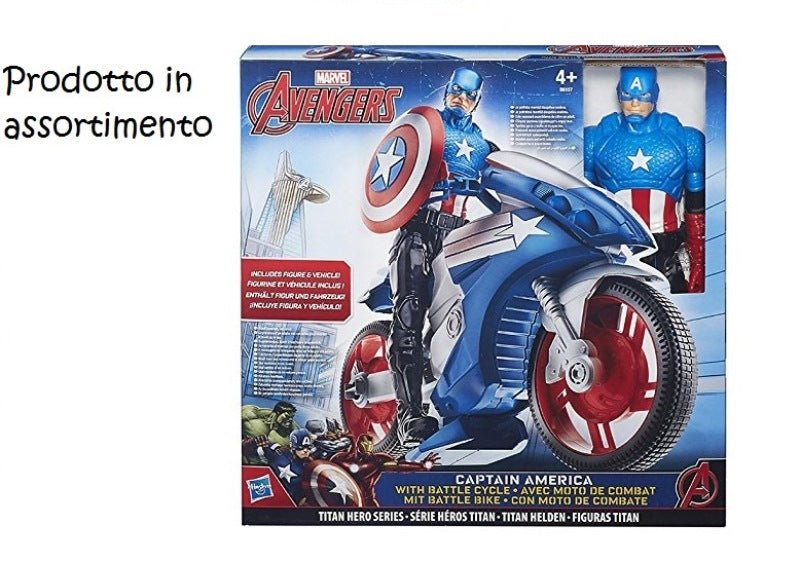 AVENGERS 30 CM CON VEICOLO