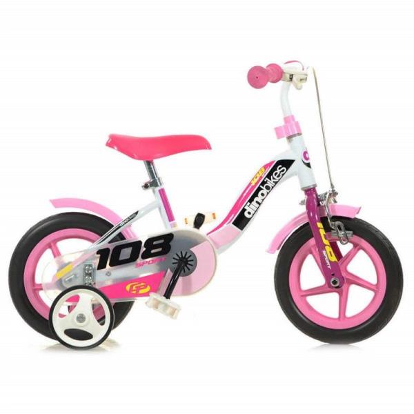BICI 10 DINO ROSA C/FRENO