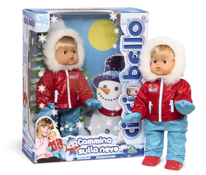 CICCIOBELLO CAMMINA SULLA NEVE