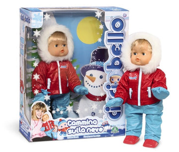 CICCIOBELLO CAMMINA SULLA NEVE