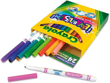 CRAYOLA 24 C.F.LAVABILISSIMI P.FINE