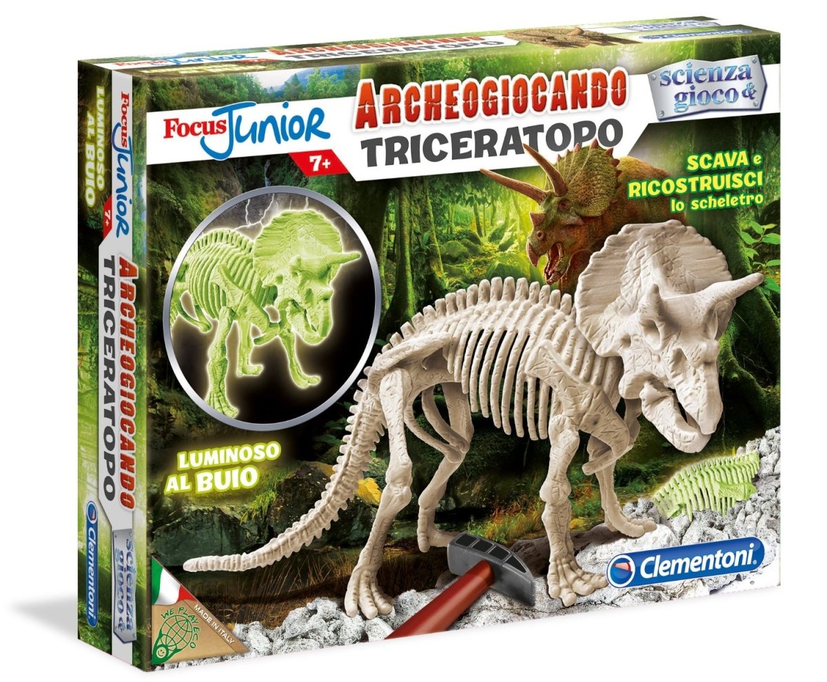 FOCUS TRICERATOPO GLOW IN THE DARK