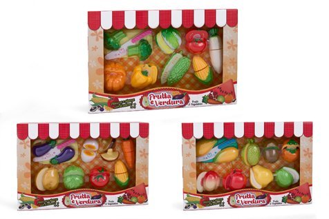 FRUTTA-VERDURA C/VELCRO 8PZ