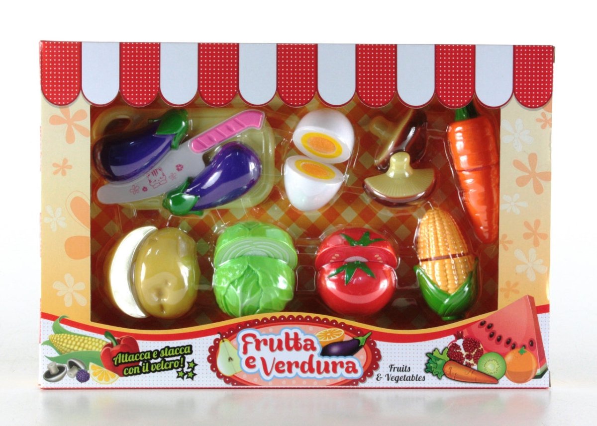 FRUTTA-VERDURA C/VELCRO 8PZ