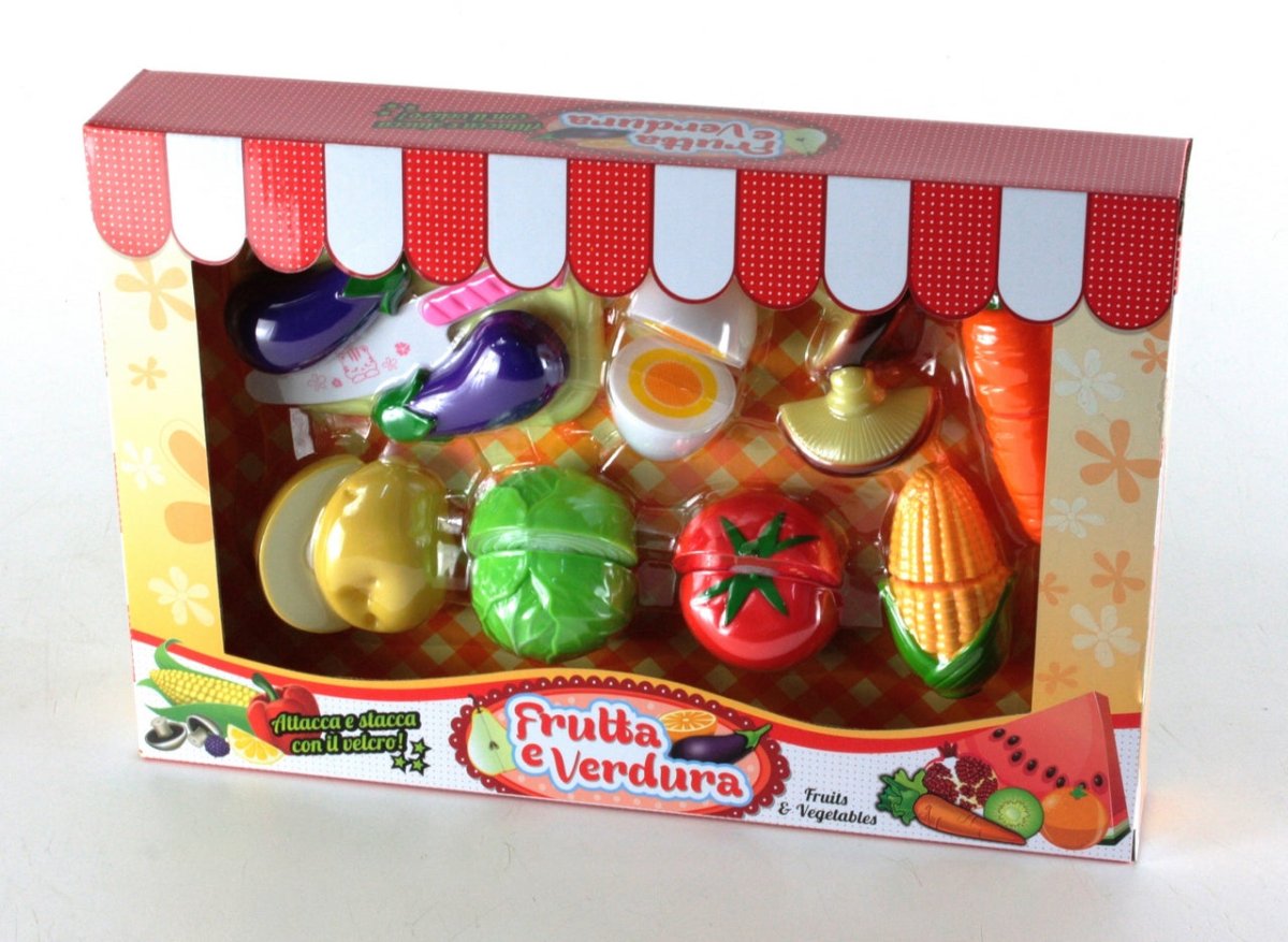 FRUTTA-VERDURA C/VELCRO 8PZ