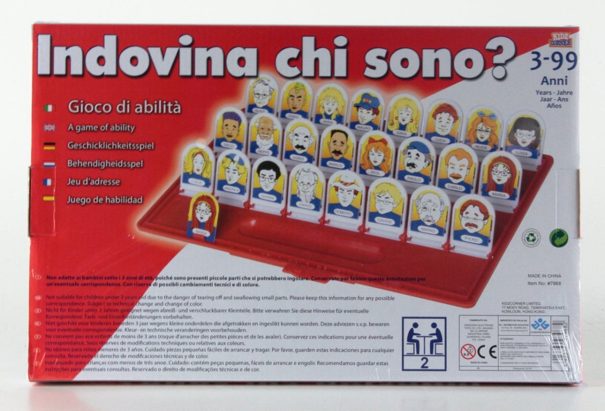 GIOCO INDOVINA CHI SONO?