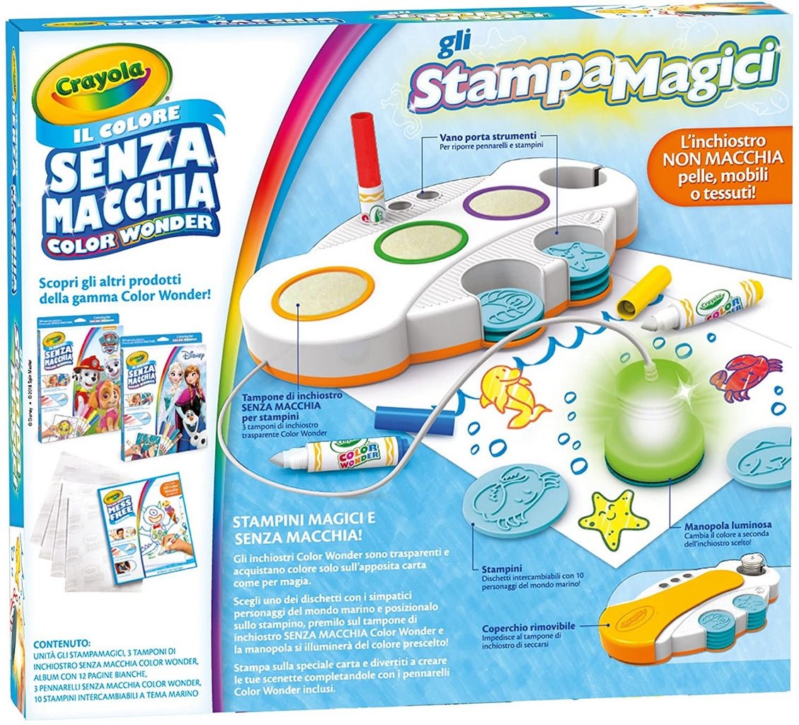 GLI STAMPA MAGICI COLOR WONDER