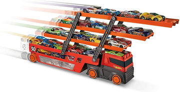 HW MEGA RED HAULER-50TH
