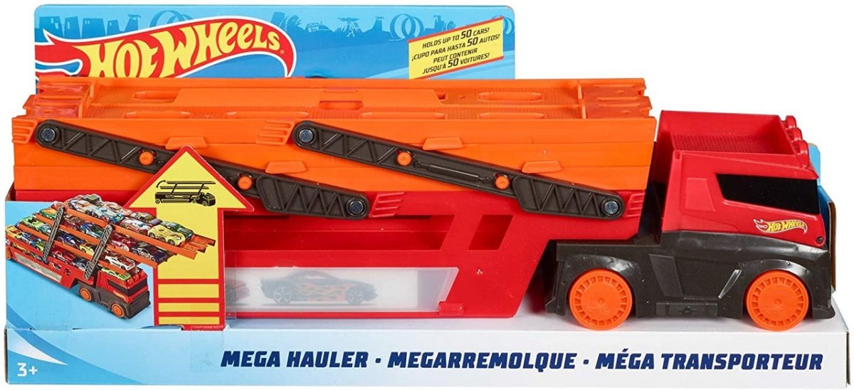 HW MEGA RED HAULER-50TH
