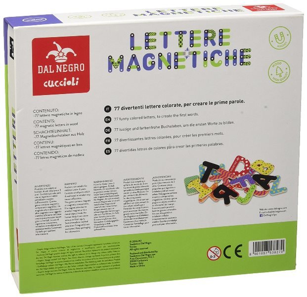 LETTERE MAGNETICHE DAL NEGRO 77PZ