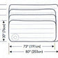 MATERASSINO DOWNY SINGOLO 99X191