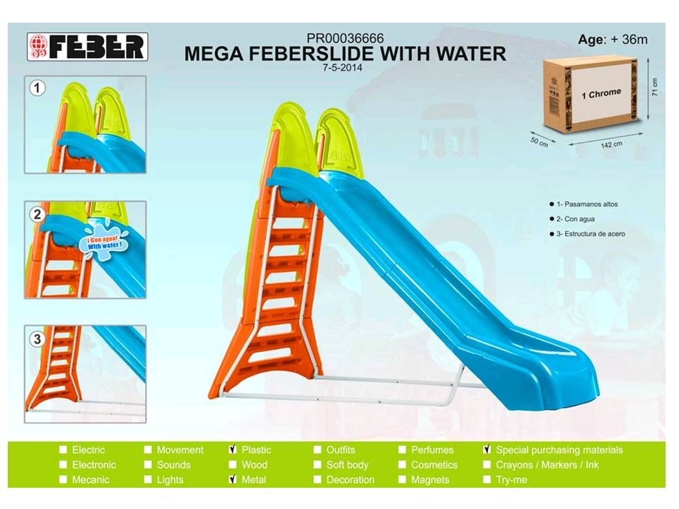 MEGA FEBERSLIDE C/ACQUA