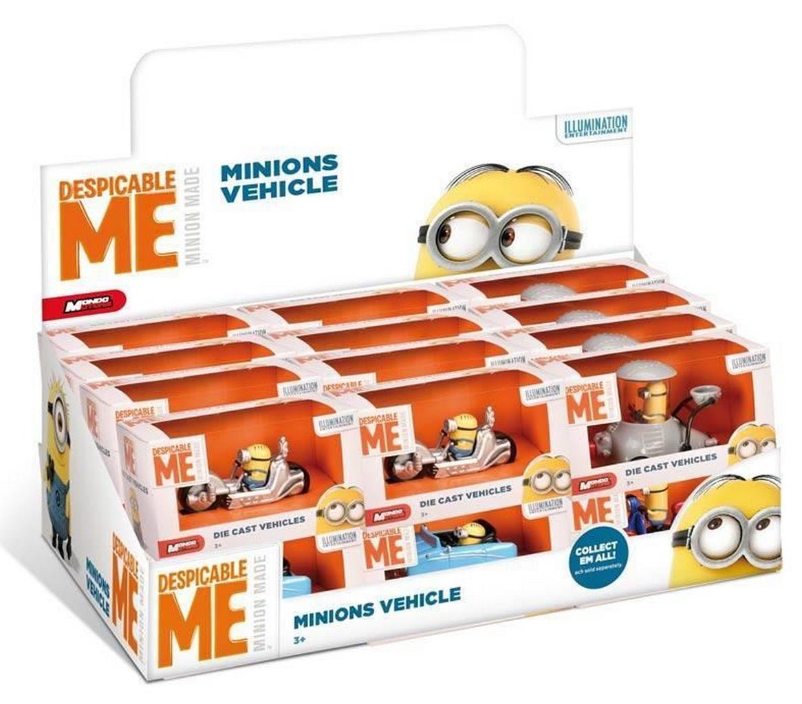 MINIONS VEICOLI 1/43 ASS.