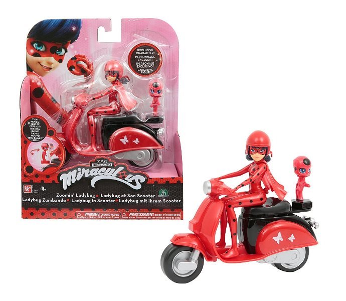 MIRACULOUS SCOOTER LADYBUG 14CM