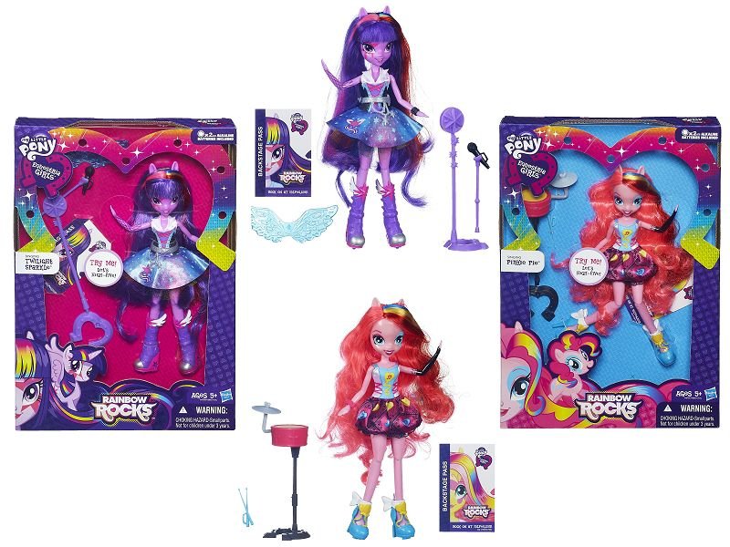 MLP EQUESTRIA GIRLS BAMBOLA ROCK