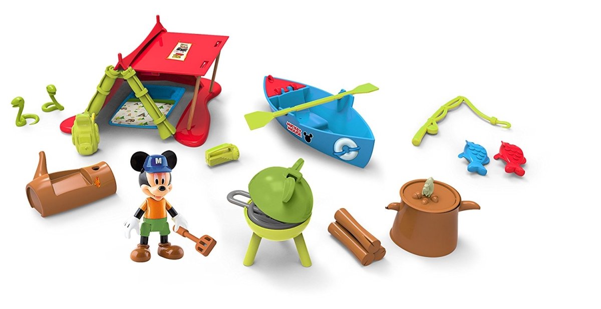 MMCH SET CAMPING CON PERSONAGGIO