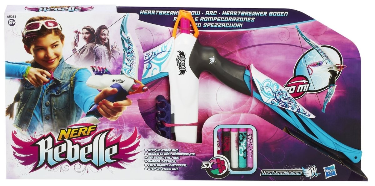 NERF REBELLE HEARTBREAKER BOW ASST.