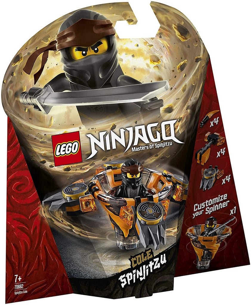 NINJAGO COLE SPINJITZU 70662