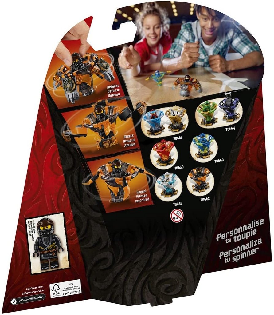 NINJAGO COLE SPINJITZU 70662