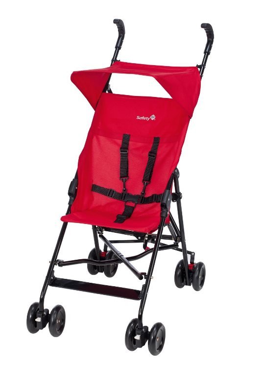 PASSEGGINO PEPS/CAN PLAIN RED SAFET
