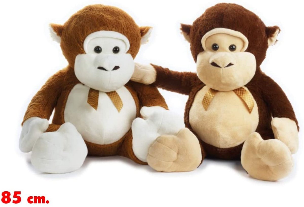 PELUCHE SCIMMIA SEDUTA CM.80 C.ASS.