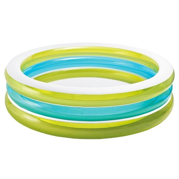 PISCINA 3 ANELLI TRASPARENTE CM 203