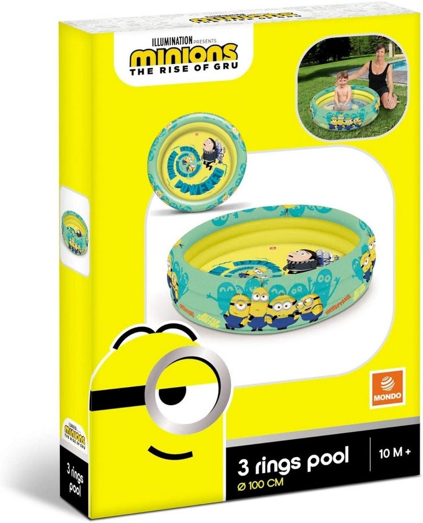 PISCINA MINIONS 3 ANELLI CM.100