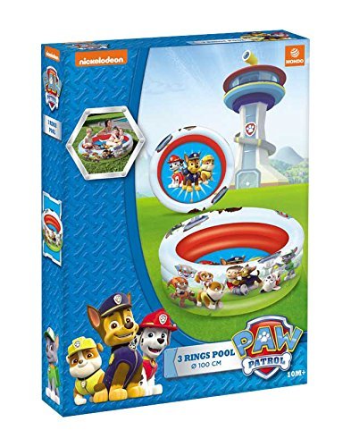 PISCINA PAW PATROL 3 ANELLI CM.100