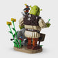 LEGO Shrek, Ciuchino e Gatto con gli Stivali - Kit Modellismo Cinematografico per Adulti - Set da Esposizione con 3 Personaggi - Decorazione per Scrivania o Mensola - Regalo per i Fan dei Film - 72423