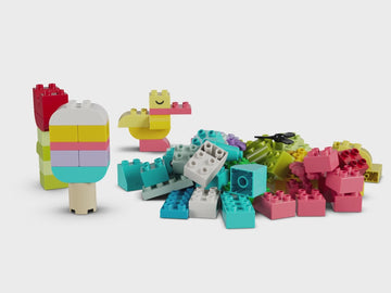 LEGO DUPLO 10479 Scatola Creativa Colorata, Giochi Didattici per lo Sviluppo della Motricità Fine, Regalo Bambini da 1+ Anni