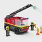 LEGO City 60463 Autopompa con Scala, Camion Giocattolo dei Pompieri con 2 Minifigure, Giochi Educativi per Bambini da 4 Anni