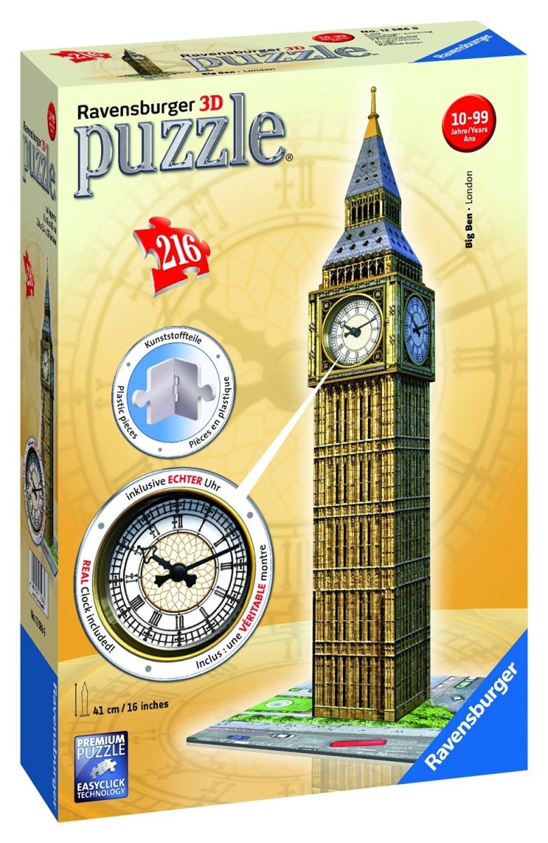 PUZZLE 3D BIG BEN C/OROLOGIO FUNZ.