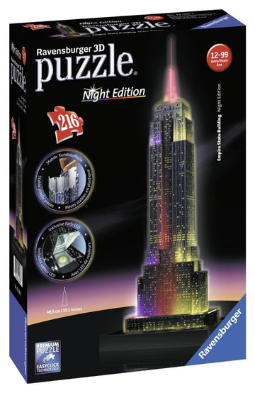 PUZZLE 3D EMPIRE STATE B.C/LUCE 216