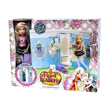 REGAL ACADEMY PLAYSET SCARPE C/DOLL