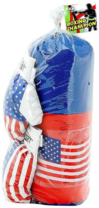 SACCO DA BOXE CM44X15 C/GUANTO