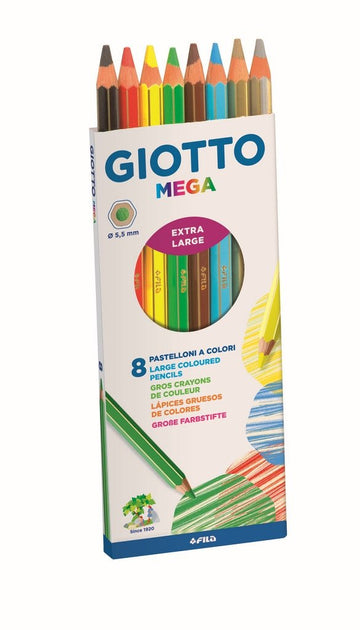 SET 8 PASTELLONI GIOTTO MEGA