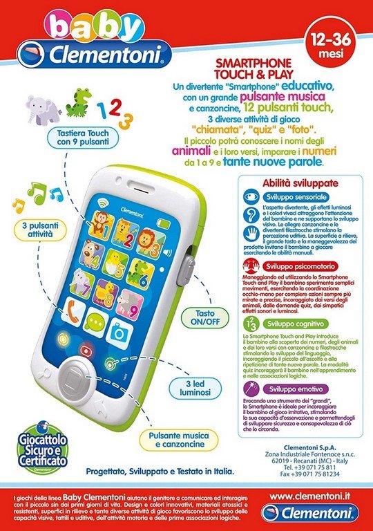 product_name toysCLEMENTONI SPA