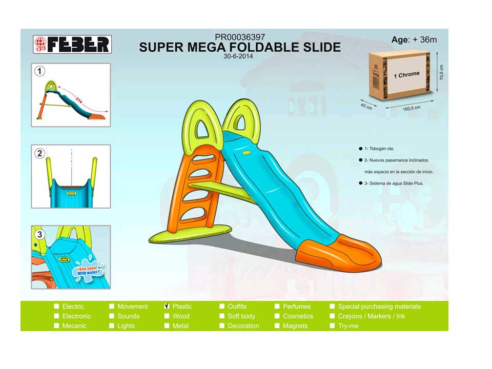 SUPER MEGA SCIVOLO C/ACQUA XXL