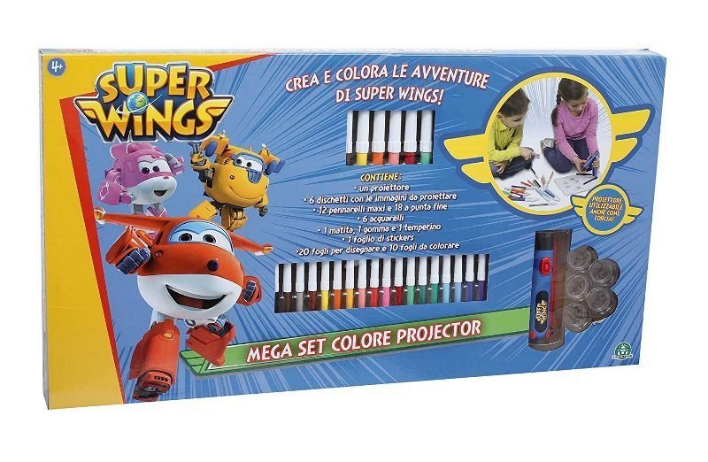 SUPERWINGS MEGA SET COLORE PROJECTO