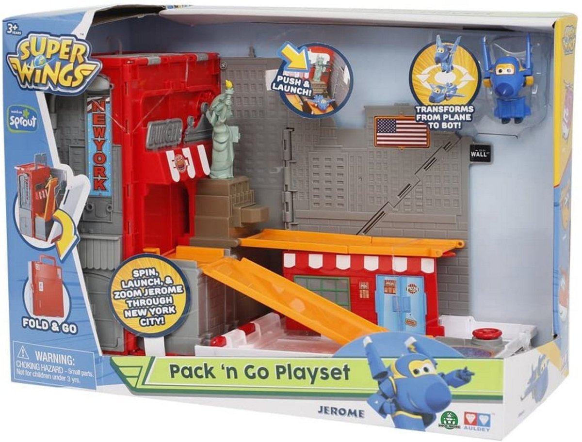 SUPERWINGS PLAYSET PACK & GO AVVEN